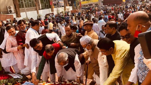 শহিদদের শ্রদ্ধা জানিয়ে সিলেটে স্বাধীনতার সুবর্ণজয়ন্তী শুরু - Natun Sylhet