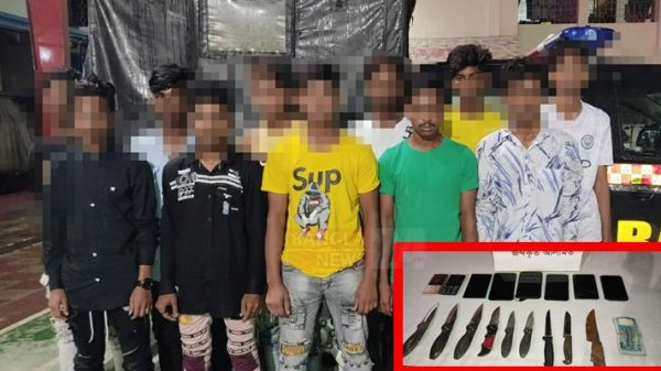 কিশোর গ্যাং সেভেন স্টার-রবিন হুডের ১০ সদস্য আটক - Natun Sylhet