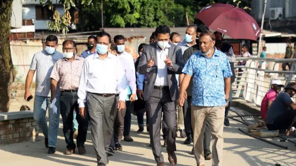 সিসিকের উন্নয়ন পরিদর্শনে ভারতীয় ডেপুটি হাইকমিশনার - Natun Sylhet
