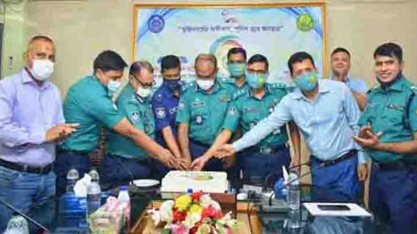 সিলেট মেট্রোপলিটন পুলিশের প্রতিষ্ঠাবার্ষিকী পালন - Natun Sylhet
