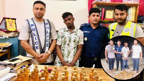 ছাতকে ভারতীয় মদসহ গ্রেফতার ১ - Natun Sylhet