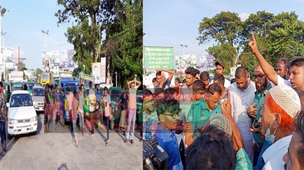 রাহাত হত্যাকারীকে গ্রেফতারের দাবীতে সড়ক অবরোধ - Natun Sylhet
