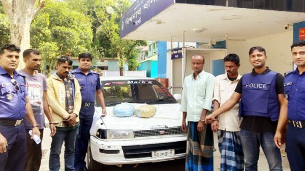 সিলেটে প্রাইভেট কার জব্দ, ৪ মাদক ব্যবসায়ী আটক - Natun Sylhet