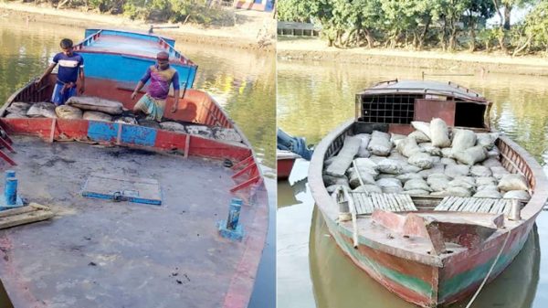 তাহিরপুরে ভারতীয় চোরাই কয়লার চালান জব্দ: আটক ৪ - Natun Sylhet