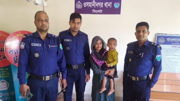 ৯৯৯-এ কল, ওসমানীনগর থেকে অপহৃত শিশু উদ্ধার - Natun Sylhet