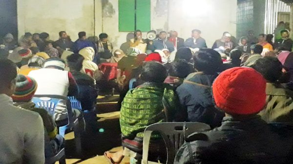 নৌকার মনোনিত চেয়ারম্যান প্রার্থীর উঠান বৈঠক - Natun Sylhet