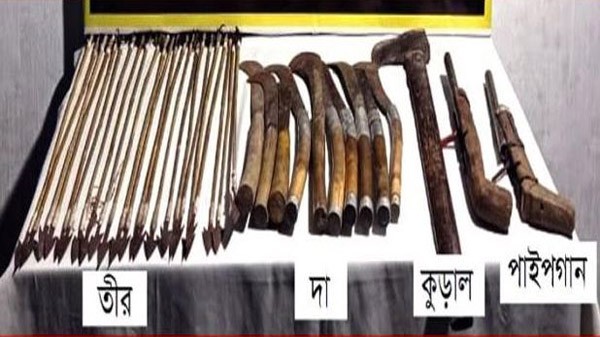 কুলাউড়ায় আগ্নেয়াস্ত্রসহ অস্ত্র উদ্ধার - Natun Sylhet