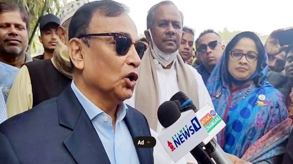 ছাতকে নদী ভাঙ্গন এলাকা পরিদর্শনে প্রতিমন্ত্রী ফারুক - Natun Sylhet