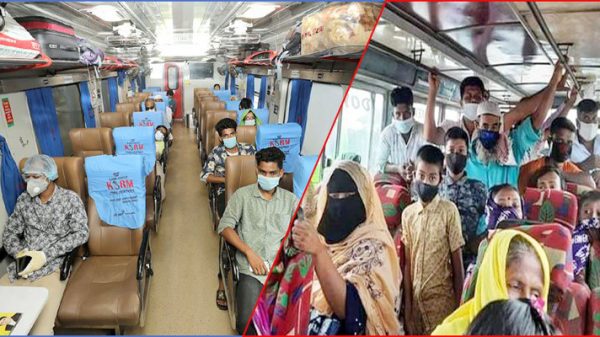 স্বাস্থ্যবিধি মেনে শতভাগ যাত্রী নিয়ে চলবে ট্রেন - Natun Sylhet