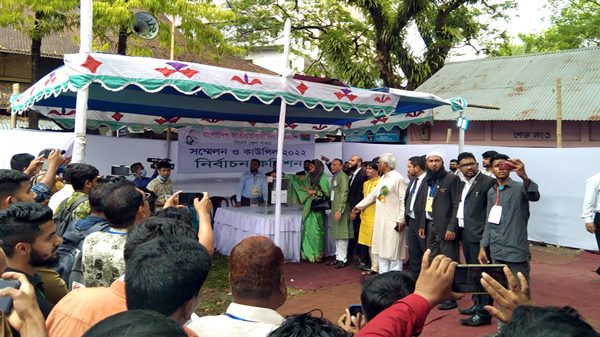 সিলেট জেলা বিএনপির সম্মেলনে ভোটগ্রহণ শুরু - Natun Sylhet