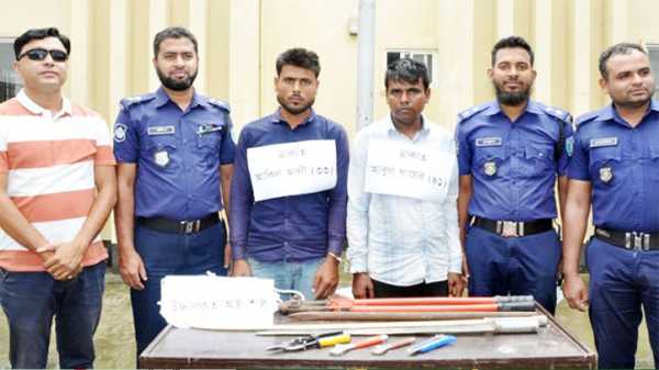 বিশ্বনাথে ডাকাতির প্রস্তুতিকালে অস্ত্রসহ ২ ডাকাত গ্রেফতার - Natun Sylhet
