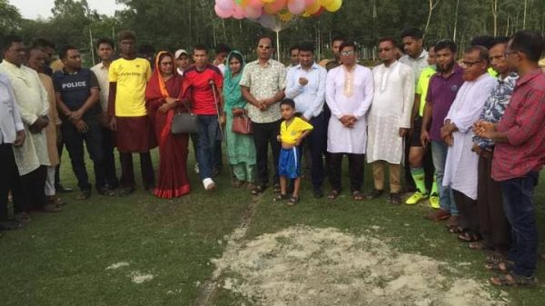 লাখাইয়ে বঙ্গবন্ধু জাতীয় গোল্ডকাপ ফুটবল টুর্নামেন্ট উদ্বোধন - Natun Sylhet