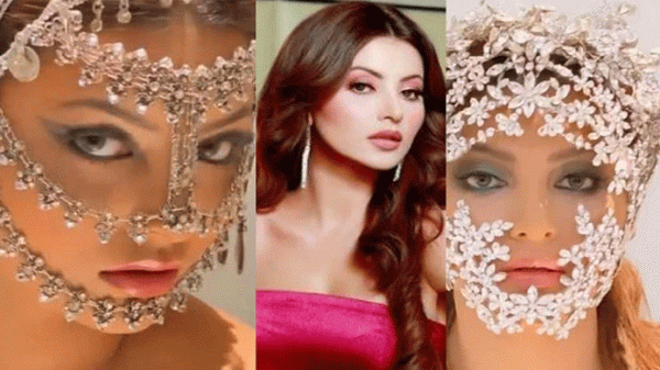 উর্বশীর মুখে ২৪ ক্যারেটের খাঁটি সোনার ফেস মাস্ক - Natun Sylhet