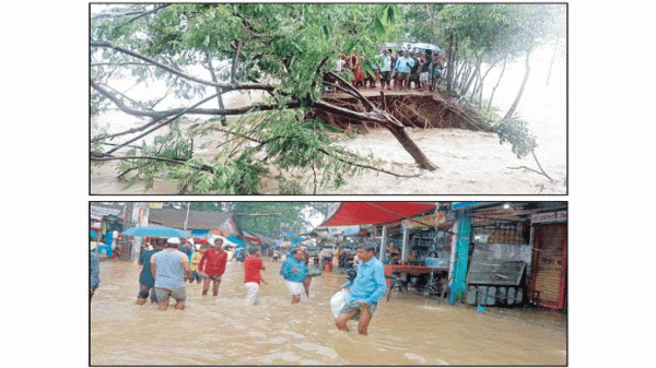 কানাইঘাট ও গোয়াইনঘাটের সাথে সিলেটের সড়ক যোগাযোগ বিচ্ছিন্ন - Natun Sylhet