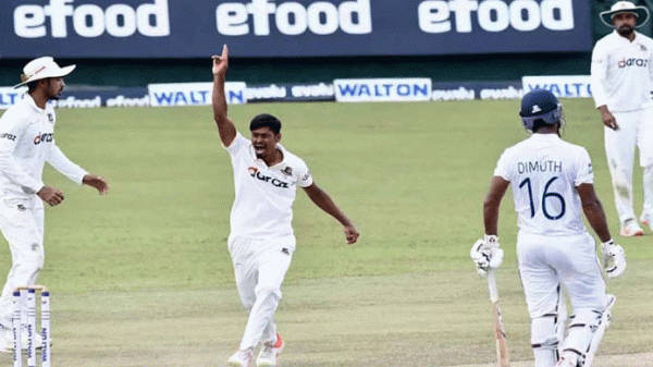 তাইজুল ইসলামের ঘূর্ণিতে খাবি খাচ্ছে শ্রীলঙ্কা - Natun Sylhet
