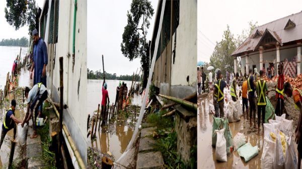 টুকেরবাজারে নদীভাঙনরোধে সিসিকের প্রতিনিধি দল - Natun Sylhet