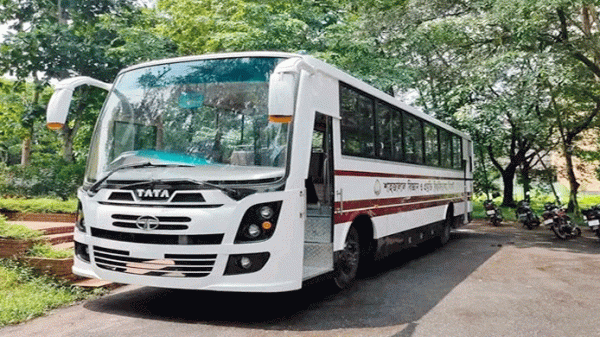 শাবিপ্রবির শিক্ষার্থীরা পেল আরো নতুন দুটি বাস - Natun Sylhet