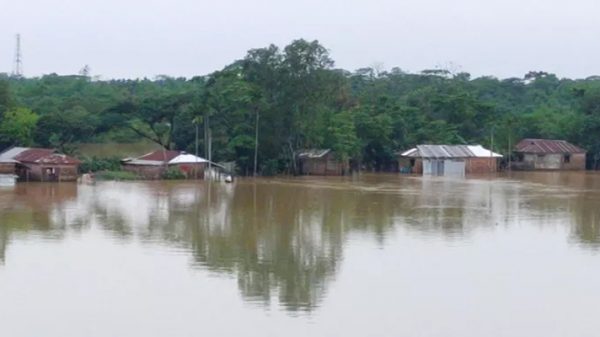 জৈন্তাপুরে পাহাড়ি ঢলে প্লাবিত হচ্ছে নতুন নতুন এলাকা - Natun Sylhet