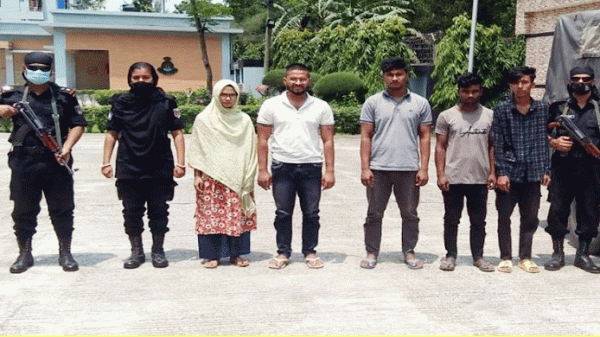 সিলেটে অনলাইনে স্বর্ন ব্যবসার নামে প্রতারণা, নারীসহ গ্রেপ্তার ৫ - Natun Sylhet