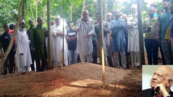 মা-বাবার কবরের পাশে চিরনিদ্রায় শায়িত সাবেক অর্থমন্ত্রী মুহিত - Natun Sylhet