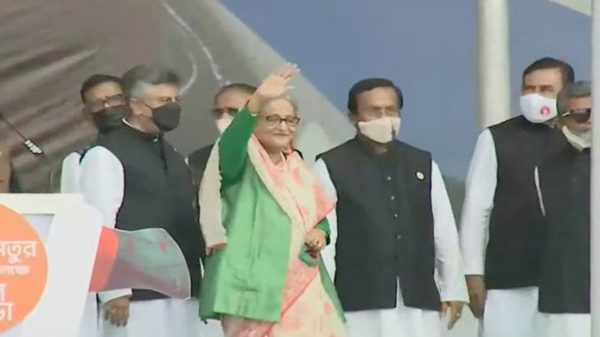 আওয়ামী লীগের জনসভায় প্রধানমন্ত্রী - Natun Sylhet