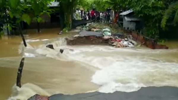 সিলেট-ঢাকা পুরাতন মহাসড়কে ভাঙন, নতুন এলাকা প্লাবিত - Natun Sylhet