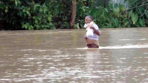 সিলেটে এক মাসের ব্যবধানে আবারও বন্যা, নিম্নাঞ্চল প্লাবিত - Natun Sylhet