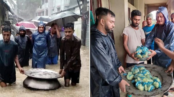 কাউন্সিলর তৌফিক বকস লিপনের উদ্যোগে খাবার বিতরণ - Natun Sylhet