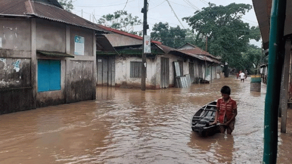 দ্বিতীয় দফায় সুনামগঞ্জে আবারো বন্যা, নিম্নাঞ্চল প্লাবিত - Natun Sylhet