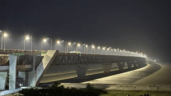 আলোয় ঝলমল স্বপ্নের পদ্মা সেতু - Natun Sylhet