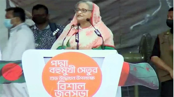 দেখে যান পদ্মা সেতু নির্মাণ হয়েছে কি না, খালেদা জিয়াকে প্রধানমন্ত্রী - Natun Sylhet