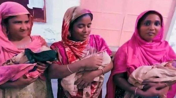 একসঙ্গে তিন শিশুর জন্ম, নাম পদ্মা-সেতু-উদ্বোধন - Natun Sylhet