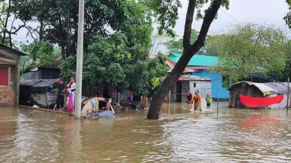 সুনামগঞ্জে বন্যায় পানিবন্দি ২৫ লাখ মানুষ আশ্রয়কেন্দ্রে - Natun Sylhet