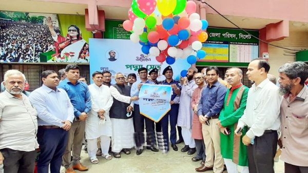 স্বপ্নের পদ্মা সেতু ঘিরে বন্যাকবলিত সিলেটেও উৎসব - Natun Sylhet