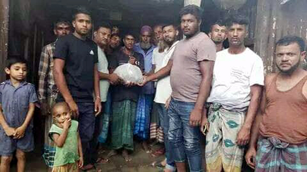 বানভাসি পরিবারের পাশে ব্যারিস্টার আব্দুল মাজিদ তাহের - Natun Sylhet
