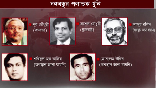 ৪৭ বছরেও পলাতক বঙ্গবন্ধুর ৫ খুনি - Natun Sylhet