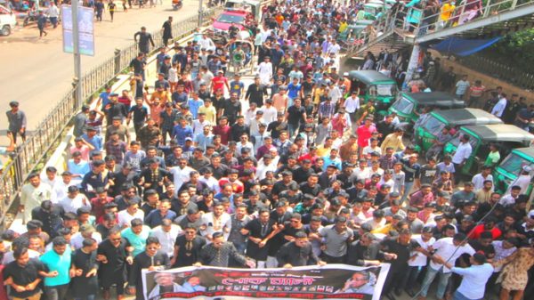সিলেটে ছাত্রলীগের বিশাল শোকর‌্যালীতে প্রকম্পিত রাজপথ - Natun Sylhet
