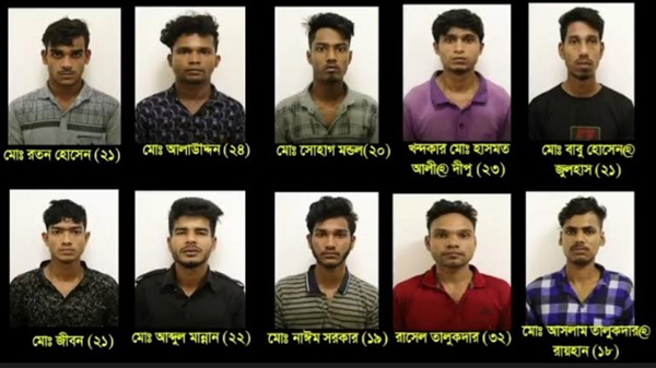 বাসে ডাকাতি-ধর্ষণ: গ্রেপ্তার ১০ জনকে আদালতে তোলা হচ্ছে আজ - Natun Sylhet