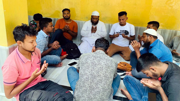 সিলেট মোবাইল জার্নালিস্ট এসোসিয়েশনের সভাপতি ও সাংগঠনিক সম্পাদক এর সুস্থতা কামনায় দোয়া মাহফিল - Natun Sylhet