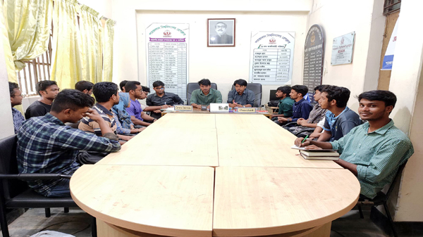 শাবি প্রেসক্লাব ও চোখ ফিল্ম সোসাইটির সৌজন্য সাক্ষাৎ - Natun Sylhet