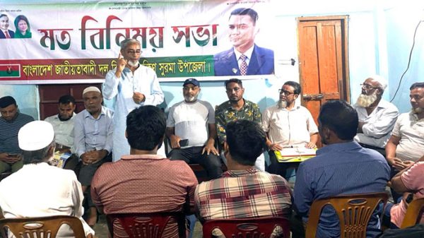 দক্ষিণ সুরমা বিএনপির সাথে বরইকান্দি ইউনিয়ন বিএনপির মতবিনিময় - Natun Sylhet