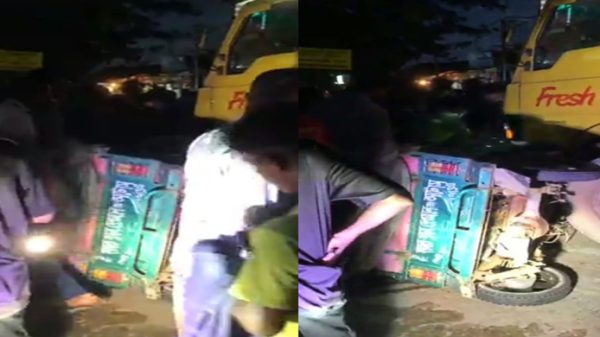 শান্তিগঞ্জে ট্রাক-ইজিবাইক সংঘর্ষে আহত ২ - Natun Sylhet