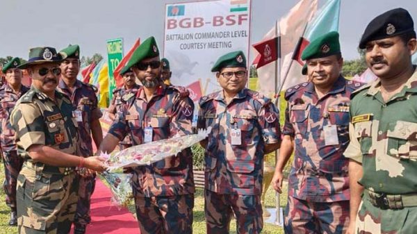 সীমান্তে বিজিবি-বিএসএফ পতাকা বৈঠক অনুষ্ঠিত - Natun Sylhet