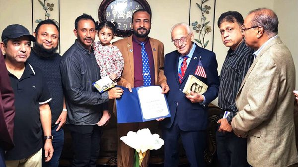 কানাইঘাট প্রেসক্লাবের সভাপতি বুলবুলকে এট লার্জের সম্মাননা প্রদান - Natun Sylhet