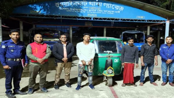সিলেটে অটোরিকশা চোর চক্রের ৪ সদস্য গ্রেফতার - Natun Sylhet
