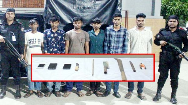 সিলেটজুড়ে ডাকাতি করে বেড়ানো চক্রের ৬ সদস্য গ্রেফতার - Natun Sylhet