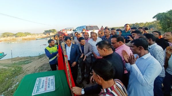 তাহিরপুরে যাদুকাটা রিভারভিউয়ের ভিত্তিপ্রস্তর স্থাপন - Natun Sylhet