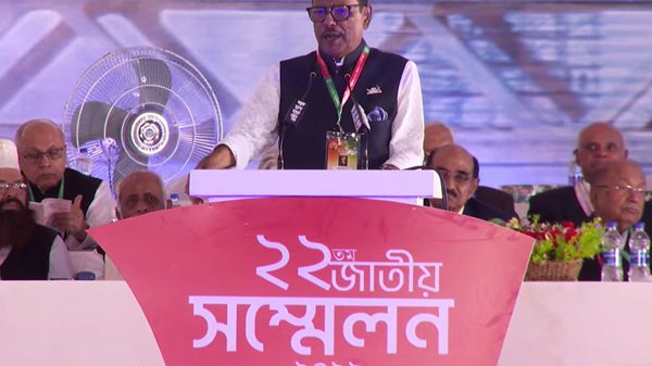 বাংলাদেশকে বাঁচাতে হলে আওয়ামী লীগকে বাঁচাতে হবে: কাদের - Natun Sylhet