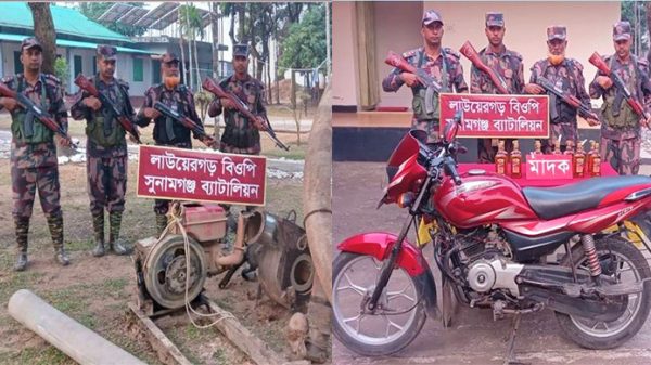 সীমান্তে ড্রেজার মেশিন সহ ভারতীয় মালামাল জব্দ - Natun Sylhet