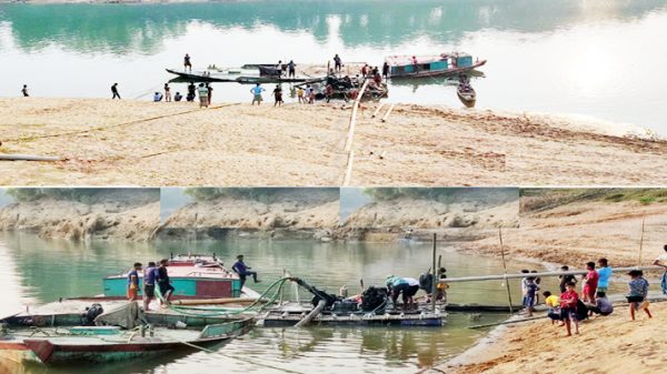 জৈন্তাপুরে সারী নদীতে ডিসি’র নাম ভাঙ্গিয়ে বালু উত্তোলন - Natun Sylhet
